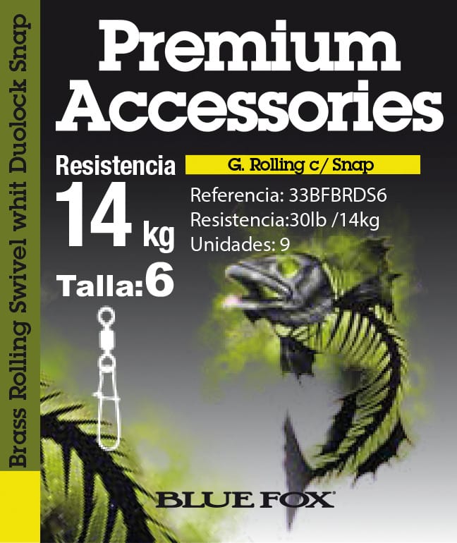 Destorcedor Blue Fox 14kg talla 6